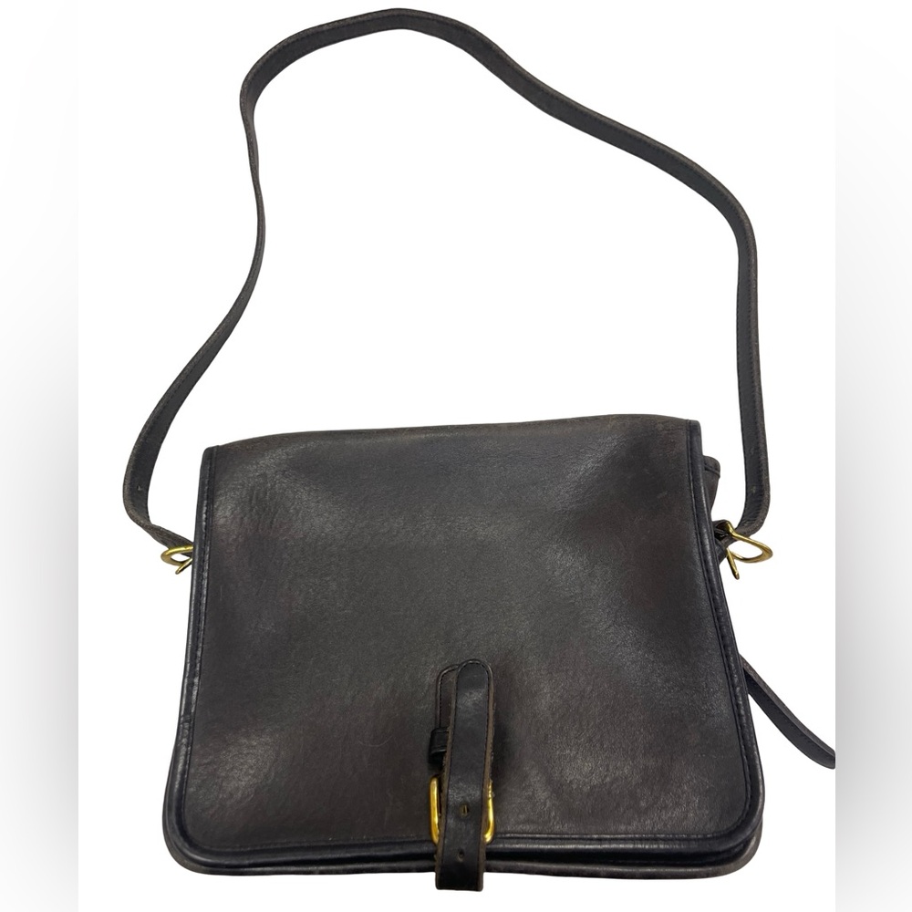 Vintage Coach Large Saddle Bag